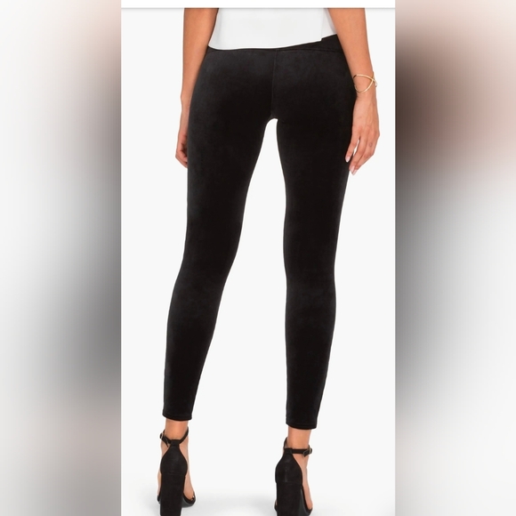 Spanx Velvet Leggings High Waisted Black - Size XL - Picture 2 of 5